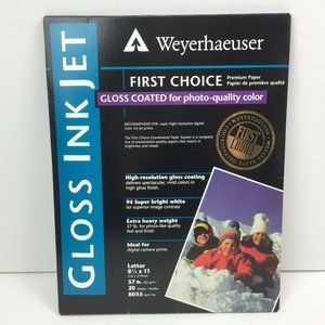 Weyerhaeuser Gloss Ink Jet Picture Paper Bright